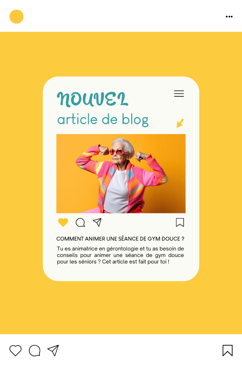 Exemple d'un post Instagram créé par l'Agence Innova