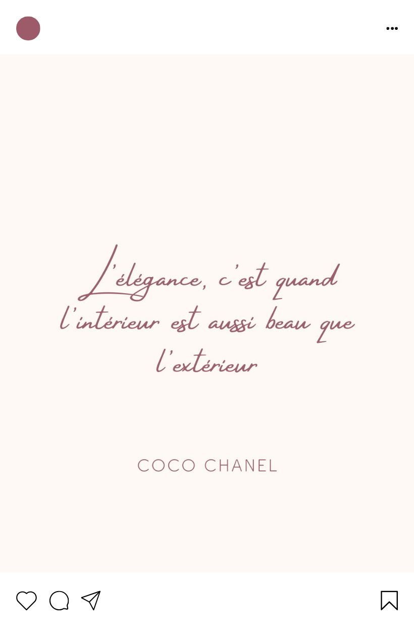 Exemple d'un post Instagram créé par l'Agence Innova