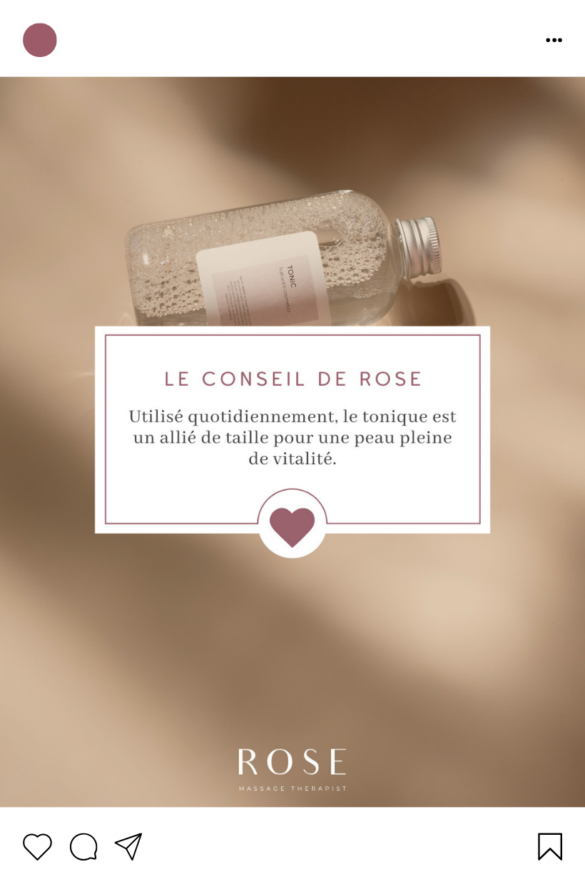 Exemple d'un post Instagram créé par l'Agence Innova