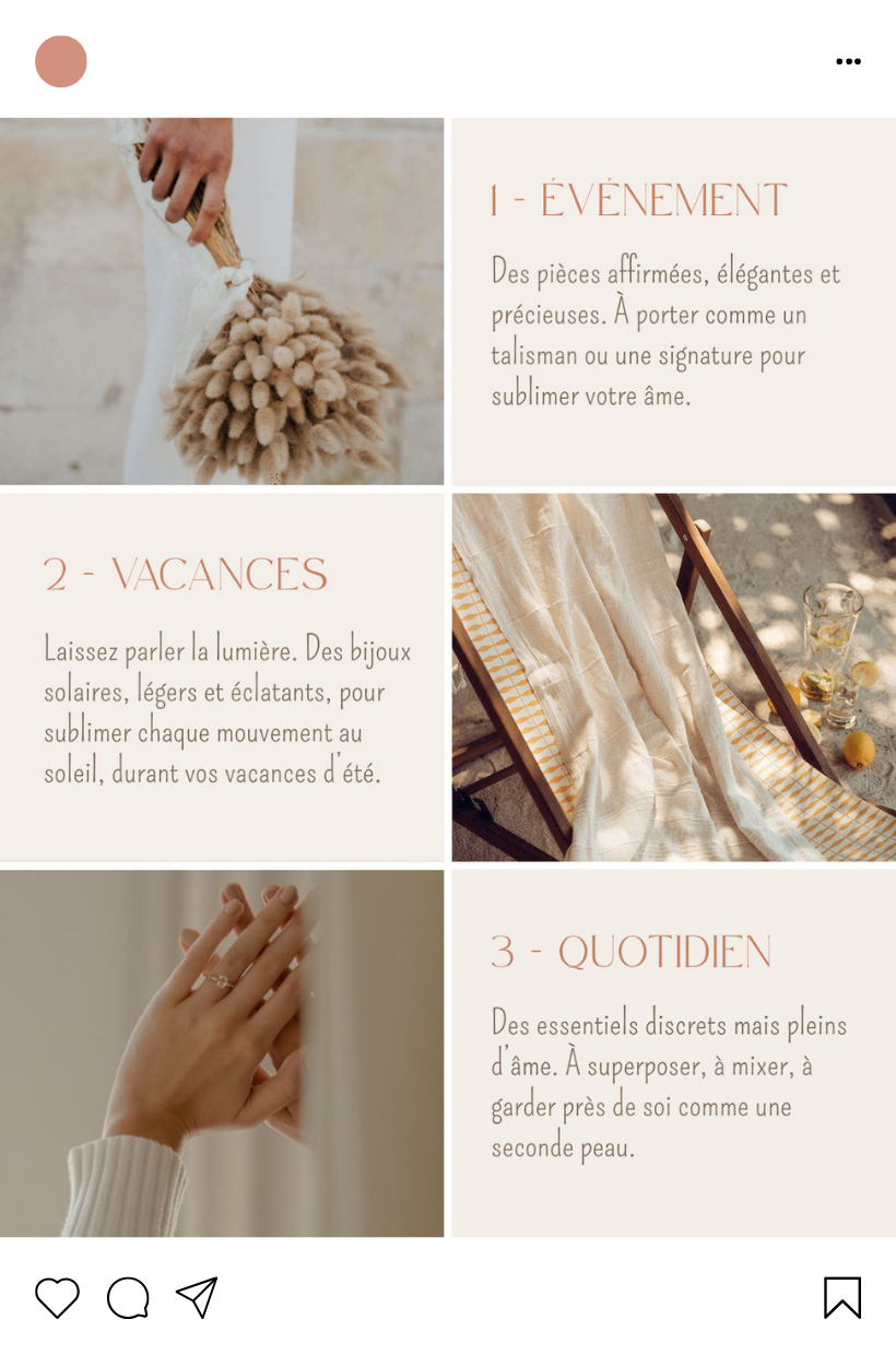 Exemple d'un post Instagram créé par l'Agence Innova