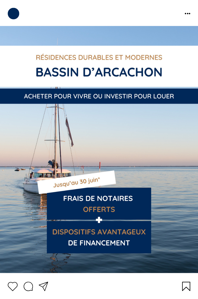 Exemple d'un post Instagram créé par l'Agence Innova